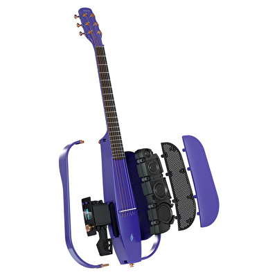 Enya NEXG 2 Deluxe PP Mor Renk Elektro Akustik Gitar